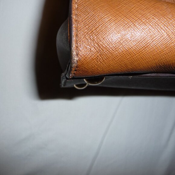 Michael Kors Brown Hamilton Structured Purse - Picture 8 of 11